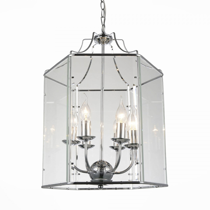 Подвесной светильник DUTCH Glass Pendant Chrome 40 Хром Подвесной светильник DUTCH Glass Pendant Chrome 40 Хром в Рязани | Loft Concept