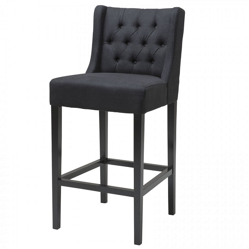 Барный стул Eichholtz Bar Stool Lancaster Черный Барный стул Eichholtz Bar Stool Lancaster Черный в Рязани | Loft Concept