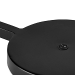 Настольная лампа с черным каркасом и белым тканевым абажуром в форме конуса Stylish Solution варинант исполнения - 2 | Loft Concept в Рязани