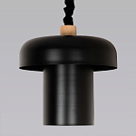 Подвесной светильник с черным металлическим плафоном Capability варинант исполнения - 2 | Loft Concept в Рязани