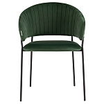 Стул в велюре зеленого цвета Horizon варинант исполнения - 2 | Loft Concept в Рязани