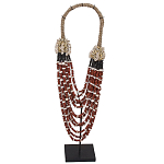 Этническое длинное ожерелье из бус и ракушек Aboriginal Long Necklace варинант исполнения - 1 | Loft Concept в Рязани