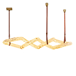 Люстра подвесная с фигурным светодиодным плафоном Calcite Figural Light варинант исполнения - 3 | Loft Concept в Рязани