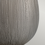 Настольная лампа с белым цилиндрическим абажуром и серебристым овальным основанием Quintiesse варинант исполнения - 4 | Loft Concept в Рязани