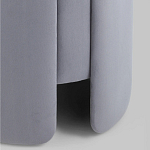 Пуф Alice Poof Grey Серый велюр варинант исполнения - 3 | Loft Concept в Рязани