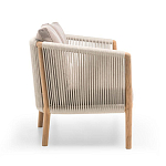 Дизайнерский уличный диван из массива дерева BOBOLI Sofa варинант исполнения - 4 | Loft Concept в Рязани