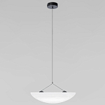 Подвесной светильник с белым тканевым плафоном в форме облака Crystal Cloud Junction варинант исполнения - 4 | Loft Concept в Рязани