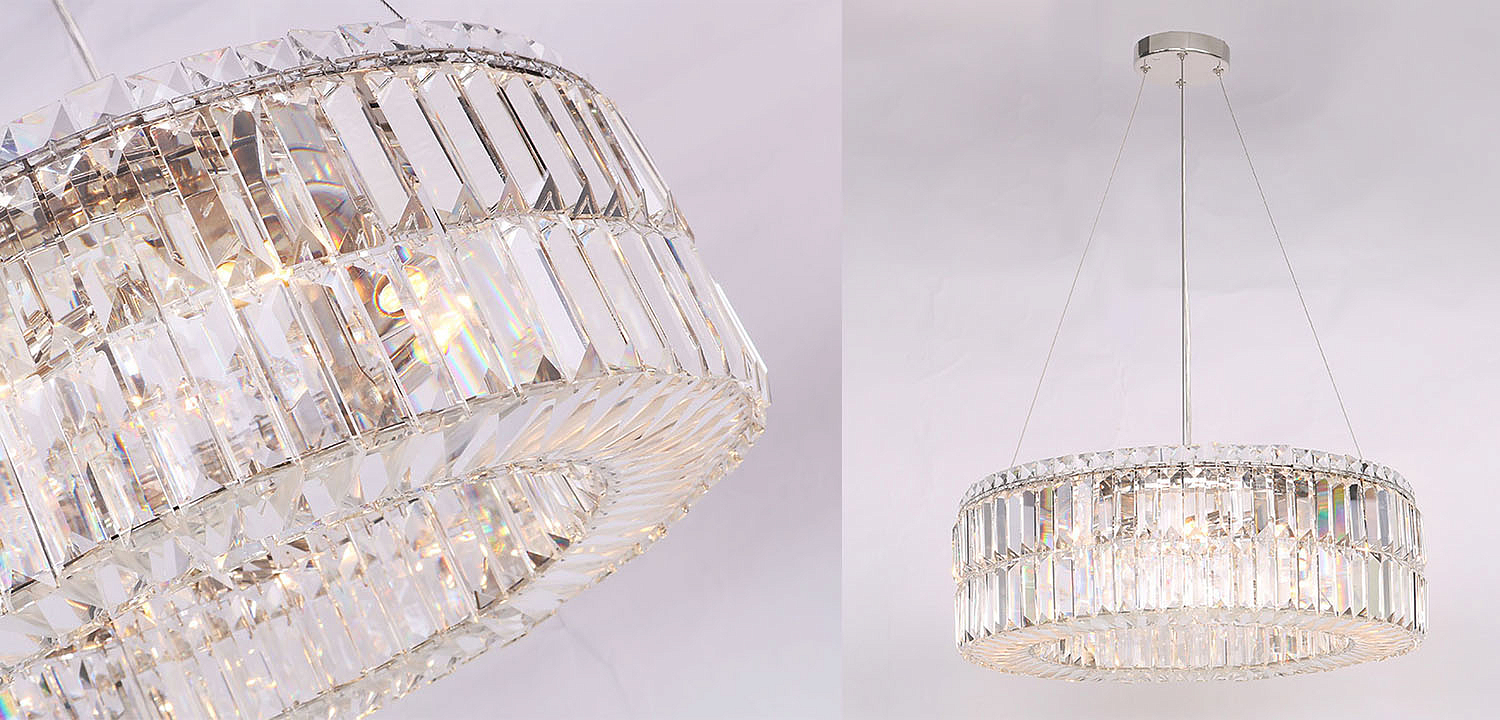 Люстра Darleen Crystal Nickel Chandelier 12 Люстра Darleen Crystal Nickel Chandelier 12 - Loft-Concept в Рязани