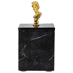 Мраморная шкатулка с бюстом из металла KELLY WEARSTLER варинант исполнения - 3 | Loft Concept в Рязани