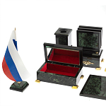 Настольный письменный набор из нефрита в подарочной коробке Victorious варинант исполнения - 7 | Loft Concept в Рязани