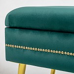 Мягкая банкетка с зоной для хранения Casket Green варинант исполнения - 2 | Loft Concept в Рязани