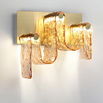 Бра волнистой формы из фактурного стекла Big Wave варинант исполнения - 6 | Loft Concept в Рязани