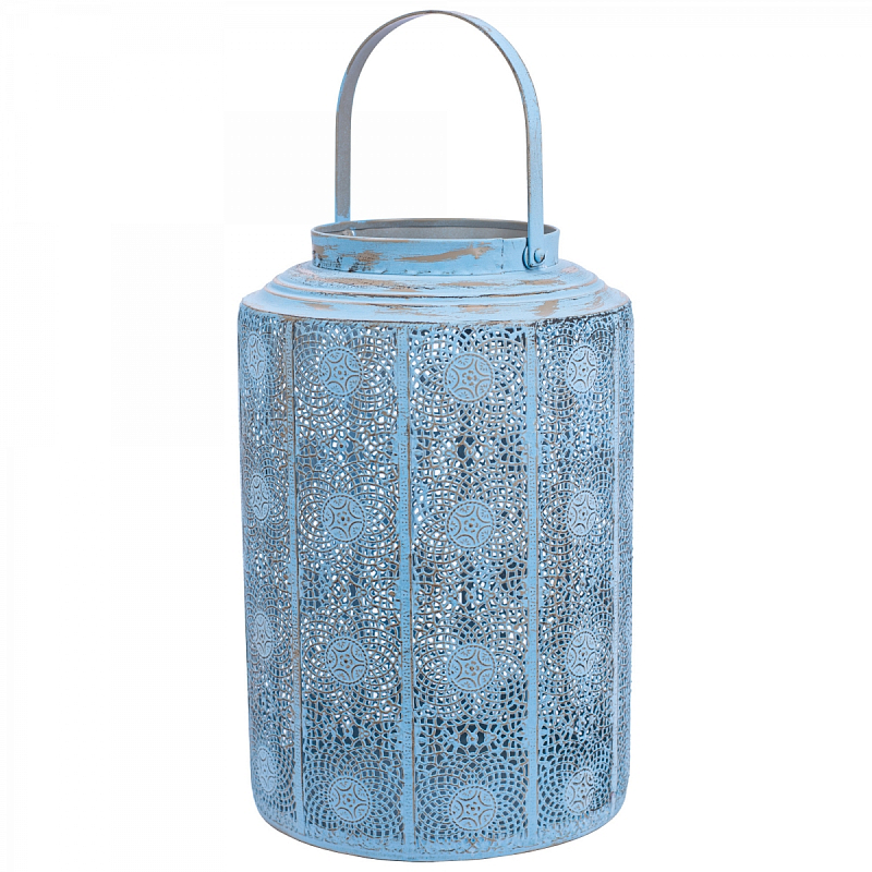 Подсвечник Bucket of Provence II Серо-голубой Подсвечник Bucket of Provence II Серо-голубой в Рязани | Loft Concept