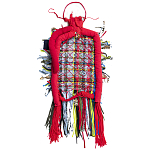 Настенный ковер разноцветный из одежды Heart варинант исполнения - 1 | Loft Concept в Рязани