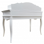 Стол-бюро белого цвета из массива бука с 4-мя ящиками White Provence варинант исполнения - 4 | Loft Concept в Рязани