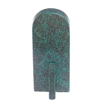 Часы погон ВС подарочные настольные из натурального камня Змеевик Military Clock варинант исполнения - 6 | Loft Concept в Рязани