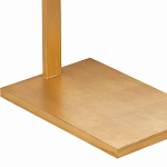 Торшер с прямоугольным абажуром на золотом металлическом каркасе Rectangular Plane  варинант исполнения - 3 | Loft Concept в Рязани