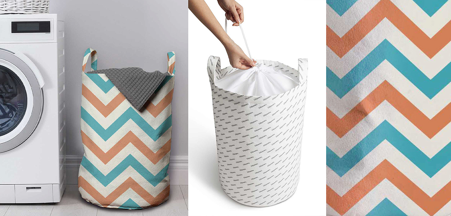 Корзина Turquoise Chevron Basket Корзина Turquoise Chevron Basket - Loft-Concept в Рязани