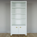 Книжный Стеллаж Elsa Dreams White с задней стенкой варинант исполнения - 5 | Loft Concept в Рязани