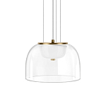 Подвесной светильник с куполообразным прозрачным стеклянным плафоном Grada Light варинант исполнения - 1 | Loft Concept в Рязани