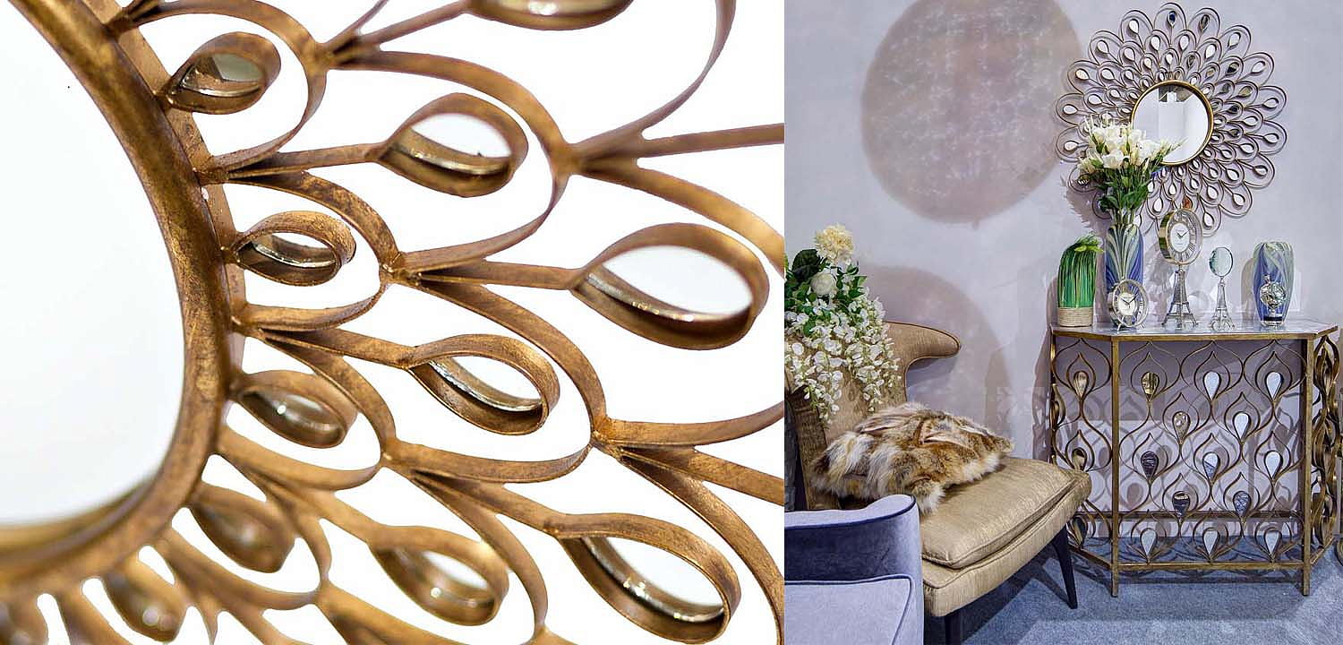 Зеркало Mirror Peacock Feathers Зеркало Mirror Peacock Feathers - Loft-Concept в Рязани