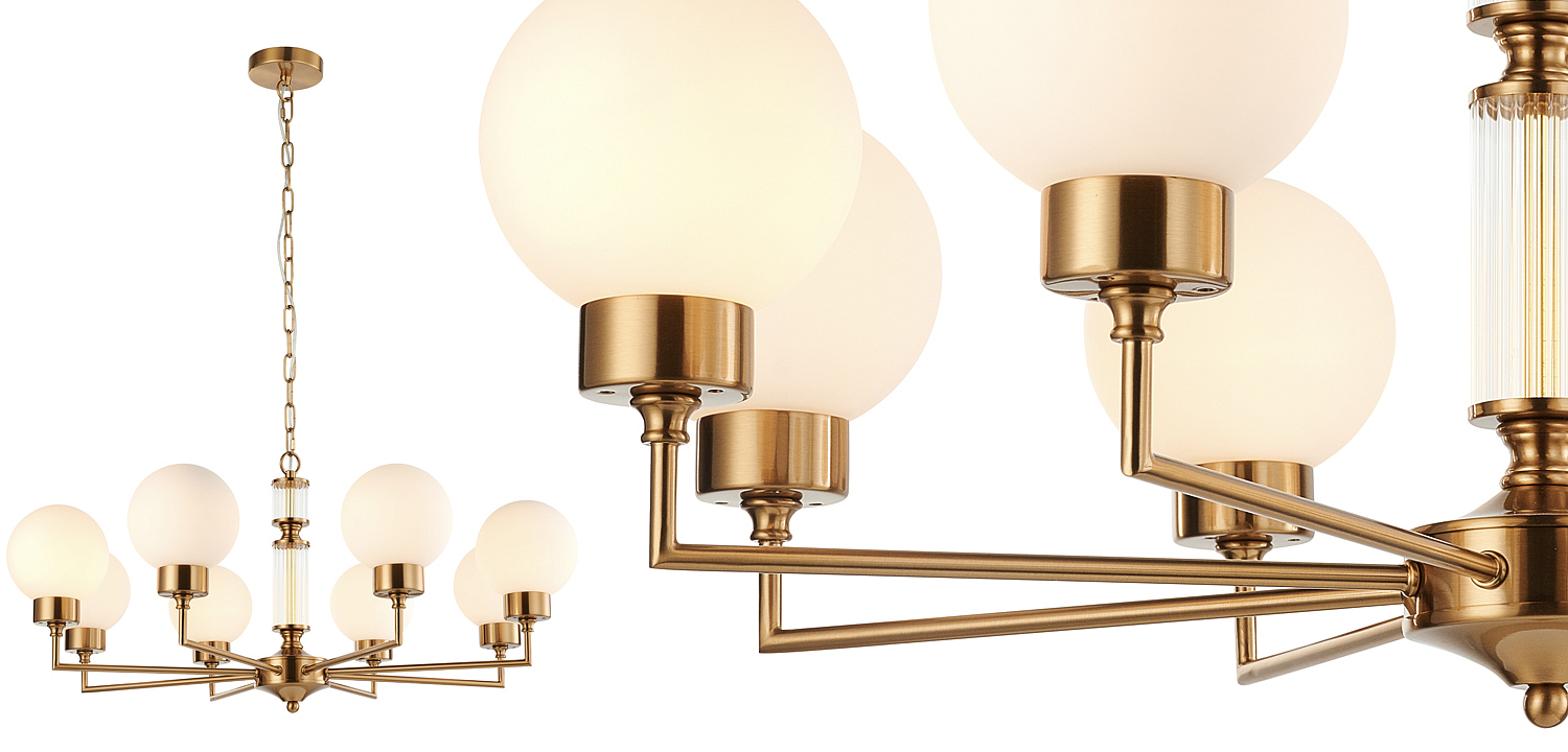 Люстра Zibille Chandelier Brass 78 Люстра Zibille Chandelier Brass 78 - Loft-Concept в Рязани