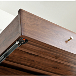 Стол рабочий округлой формы с 3-мя ящиками  Working Moonnut Table варинант исполнения - 4 | Loft Concept в Рязани