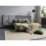 Кровать с большим мягким изголовьем Unity Grey Bed варинант исполнения - 4 | Loft Concept в Рязани