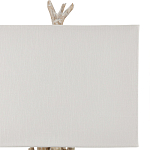 Настольная лампа с каркасом в виде веток деревьев с абажуром из ткани Natural Driftwood варинант исполнения - 3 | Loft Concept в Рязани