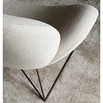 Дизайнерский двухместный диван Gio Ponti D.157.6  - DUE FOGLIE Sofa варинант исполнения - 3 | Loft Concept в Рязани