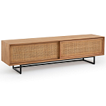 ТВ-тумба из массива тика Busto TV Stand варинант исполнения - 2 | Loft Concept в Рязани