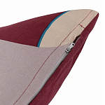 Подушка декоративная хлопковая с абстрактным принтом Elysian Flow Terra варинант исполнения - 4 | Loft Concept в Рязани