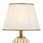 Настольная лампа с абажуром Celestina White Gold Lampshade Table Lamp варинант исполнения - 2 | Loft Concept в Рязани