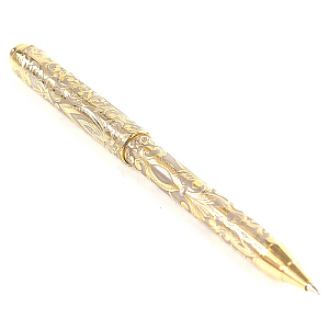 Ручка шариковая металлическая с гравировкой в деревянной коробке Metal Pens