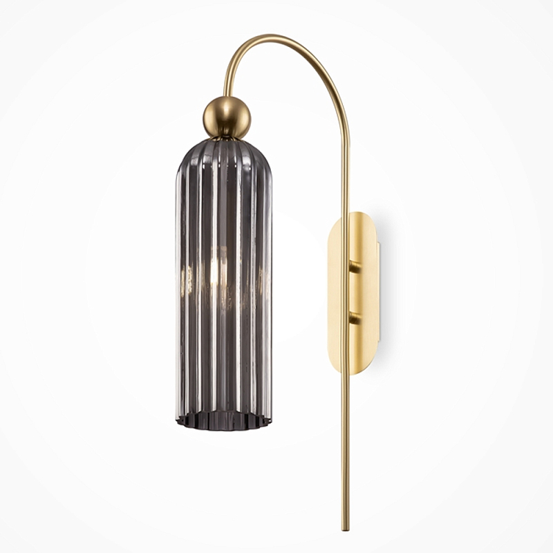 Бра Maytack c Серым Плафоном  Золотой Серый в Рязани | Loft Concept 