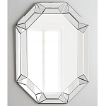 Зеркало настенное восьмиугольное Mirror Facets варинант исполнения - 1 | Loft Concept в Рязани