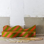 Дизайнерский модульный диван волнистой формы с цветным принтом Poltronova Superonda Sofa варинант исполнения - 29 | Loft Concept в Рязани