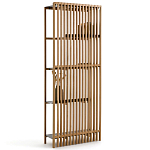 Стеллаж из дерева и метала Furniture Gutter and Lattice Rack варинант исполнения - 3 | Loft Concept в Рязани