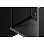 Полка навесная открытая цвета графит Strict Lines  варинант исполнения - 7 | Loft Concept в Рязани