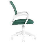 Офисное кресло с основанием из белого пластика Desk chairs Green варинант исполнения - 3 | Loft Concept в Рязани