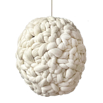 Светильник вязаный из шерсти Wool Oval варинант исполнения - 3 | Loft Concept в Рязани