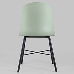 Стул из прочного пластика на металлическом основании Anora Green  варинант исполнения - 4 | Loft Concept в Рязани