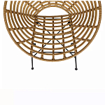 Стул круглый с ротанговым плетением Round Wicker Stool варинант исполнения - 7 | Loft Concept в Рязани