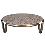 Стол журнальный круглый с узором Table Hypontic Pattern варинант исполнения - 1 | Loft Concept в Рязани