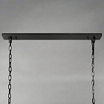 Люстра с черным каркасом и абажуром из прямоугольных мраморных панелей Calling to Shine варинант исполнения - 1 | Loft Concept в Рязани