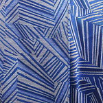 Мебельная ткань Жаккард синий принт 140 см T2-132 варинант исполнения - 2 | Loft Concept в Рязани