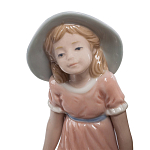 Статуэтка фарфоровая Девушка и маленькая девочка с цветами Charming Statuette варинант исполнения - 2 | Loft Concept в Рязани