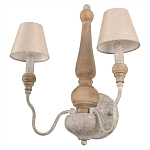 Бра с двумя конусовидными тканевыми абажурами Neighborhood варинант исполнения - 3 | Loft Concept в Рязани