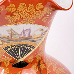 Ваза красного цвета с рисунком Chinoiserie Ceramics варинант исполнения - 2 | Loft Concept в Рязани