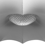 Подвесной светильник с белым фигурным абажуром и мягкими волнистыми краями Cloud Motion  варинант исполнения - 13 | Loft Concept в Рязани